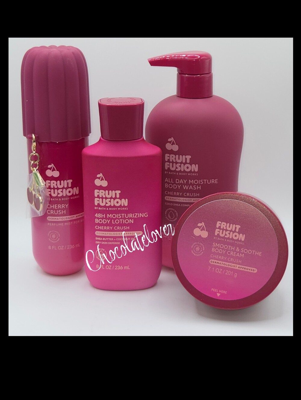 Bath & Body Works Fruit Fusion Cherry Crush Body Care Set